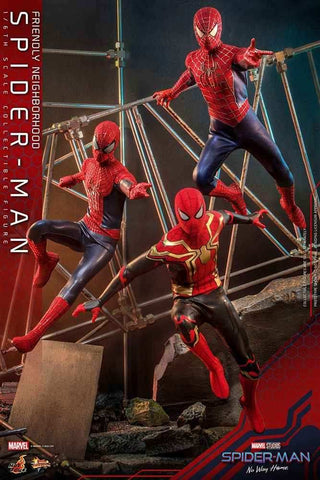 Spider-Man No Way Home Movie Masterpiece 1/6 Friendly Neighborhood Spider-Man (Deluxe Version) 30 cm - Smalltinytoystore