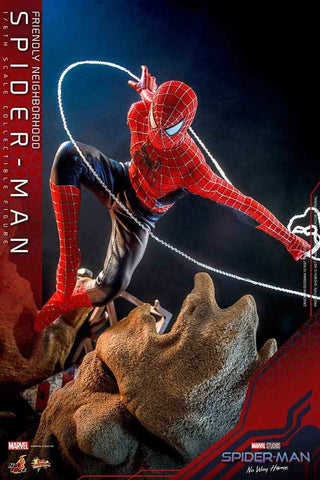 Spider-Man No Way Home Movie Masterpiece 1/6 Friendly Neighborhood Spider-Man (Deluxe Version) 30 cm - Smalltinytoystore