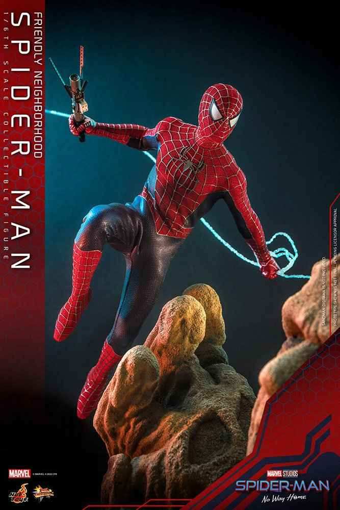 Spider-Man No Way Home Movie Masterpiece 1/6 Friendly Neighborhood Spider-Man (Deluxe Version) 30 cm - Smalltinytoystore