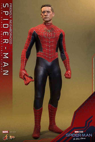 Spider-Man No Way Home Movie Masterpiece 1/6 Friendly Neighborhood Spider-Man (Deluxe Version) 30 cm - Smalltinytoystore