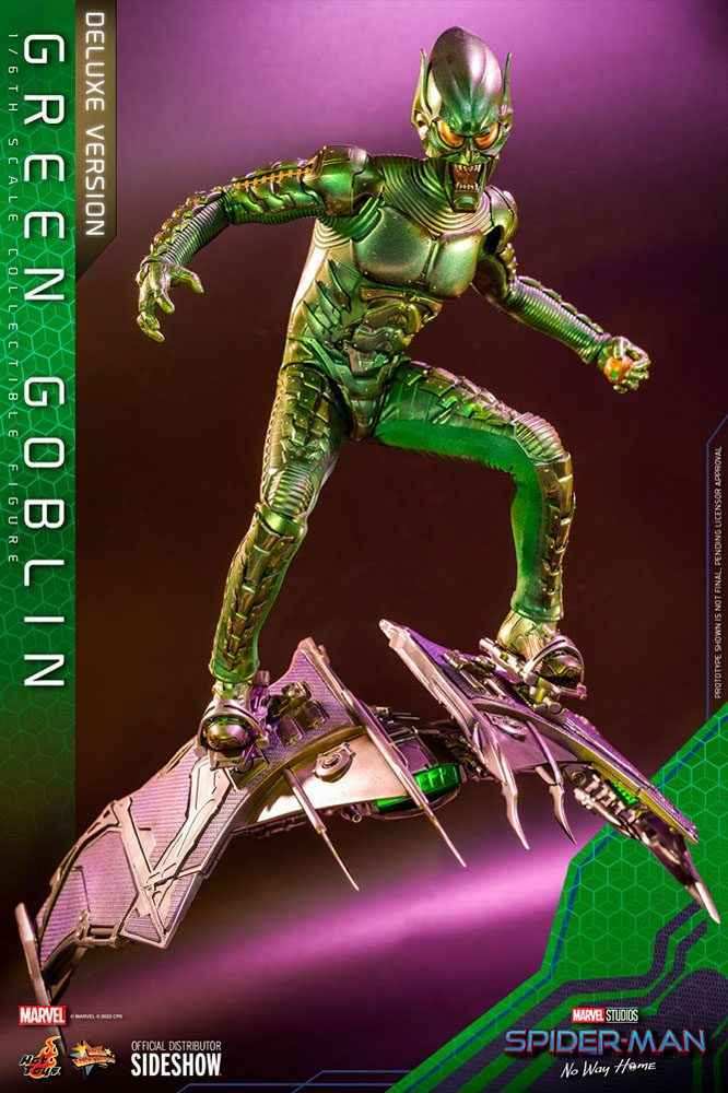 Spider-Man No Way Home Movie Masterpiece 1/6 Green Goblin (Deluxe Version) 30 cm HOT TOYS - Smalltinytoystore