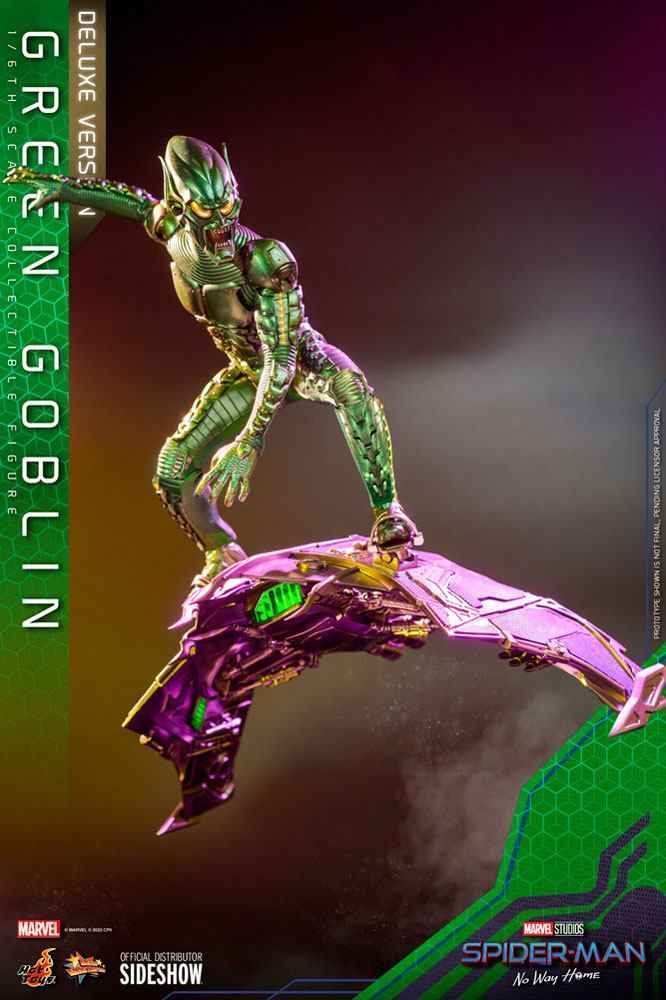 Spider-Man No Way Home Movie Masterpiece 1/6 Green Goblin (Deluxe Version) 30 cm HOT TOYS - Smalltinytoystore