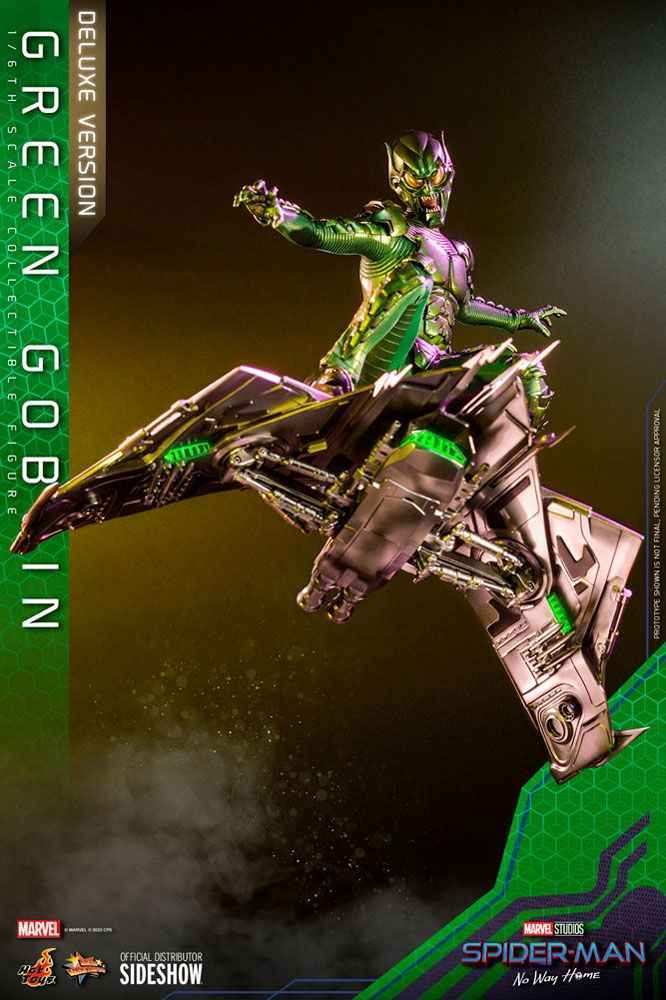 Spider-Man No Way Home Movie Masterpiece 1/6 Green Goblin (Deluxe Version) 30 cm HOT TOYS - Smalltinytoystore