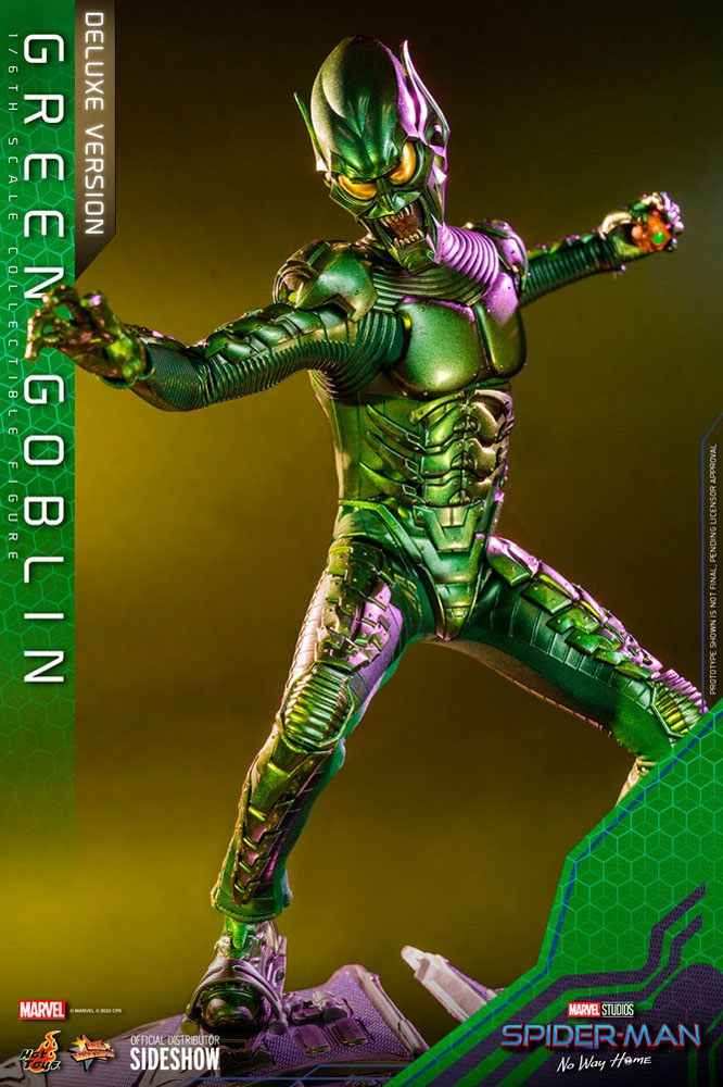 Spider-Man No Way Home Movie Masterpiece 1/6 Green Goblin (Deluxe Version) 30 cm - Smalltinytoystore