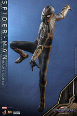 Spider-Man No Way Home Movie Masterpiece 1/6 Spider-Man (Black & Gold Suit) 30 cm HOT TOYS - Smalltinytoystore