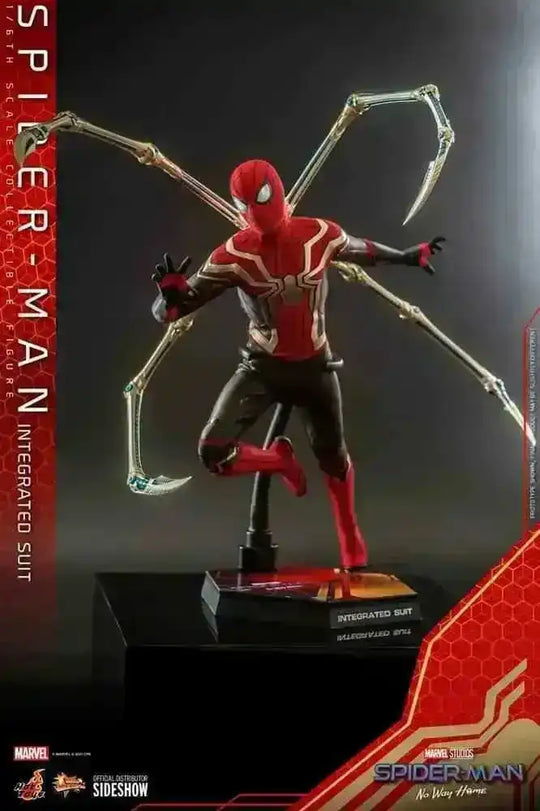 Spider-Man No Way Home Movie Masterpiece 1/6 Spider-Man (Integrated Suit) 29 cm HOT TOYS - Smalltinytoystore