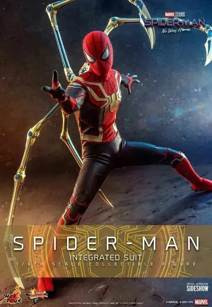 Spider-Man No Way Home Movie Masterpiece 1/6 Spider-Man (Integrated Suit) 29 cm HOT TOYS - Smalltinytoystore