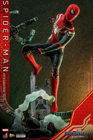 Spider-Man No Way Home Movie Masterpiece 1/6 Spider-Man (Integrated Suit) 29 cm - Smalltinytoystore