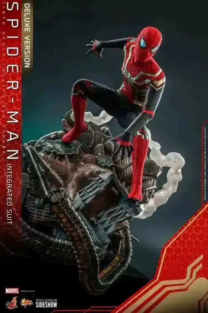 Spider-Man No Way Home Movie Masterpiece 1/6 Spider-Man (Integrated Suit) Deluxe Ver. 29 cm HOT TOYS - Smalltinytoystore