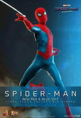 Spider-Man No Way Home Movie Masterpiece 1/6 Spider-Man (New Red and Blue Suit) 28 cm HOT TOYS - Smalltinytoystore