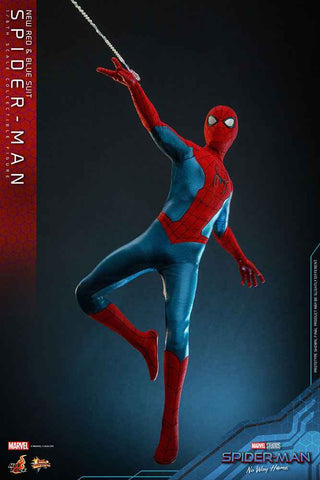 Spider-Man No Way Home Movie Masterpiece 1/6 Spider-Man (New Red and Blue Suit) 28 cm - Smalltinytoystore