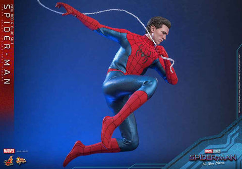 Spider-Man No Way Home Movie Masterpiece 1/6 Spider-Man (New Red and Blue Suit) 28 cm - Smalltinytoystore