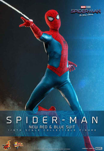 Spider-Man No Way Home Movie Masterpiece 1/6 Spider-Man (New Red and Blue Suit) 28 cm - Smalltinytoystore