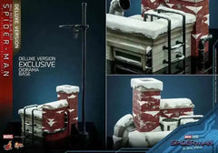 Spider-Man No Way Home Movie Masterpiece 1/6 Spider-Man (New Red and Blue Suit) (Deluxe Version) 28 cm HOT TOYS - Smalltinytoystore