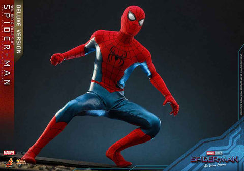 Spider-Man No Way Home Movie Masterpiece 1/6 Spider-Man (New Red and Blue Suit) (Deluxe Version) 28 cm - Smalltinytoystore