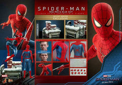 Spider-Man No Way Home Movie Masterpiece 1/6 Spider-Man (New Red and Blue Suit) (Deluxe Version) 28 cm - Smalltinytoystore