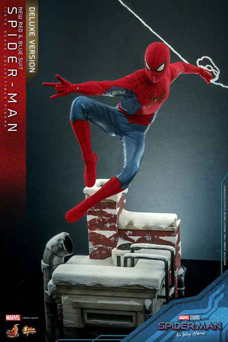 Spider-Man No Way Home Movie Masterpiece 1/6 Spider-Man (New Red and Blue Suit) (Deluxe Version) 28 cm - Smalltinytoystore