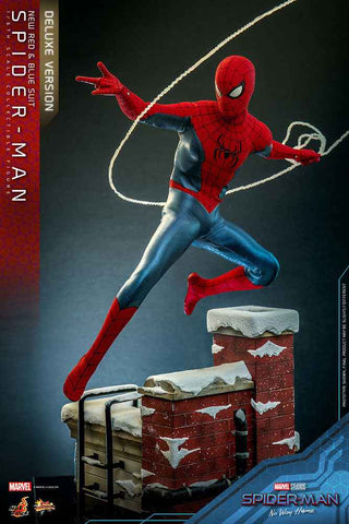 Spider-Man No Way Home Movie Masterpiece 1/6 Spider-Man (New Red and Blue Suit) (Deluxe Version) 28 cm - Smalltinytoystore