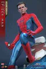 Spider-Man No Way Home Movie Masterpiece 1/6 Spider-Man (New Red and Blue Suit) (Deluxe Version) 28 cm - Smalltinytoystore