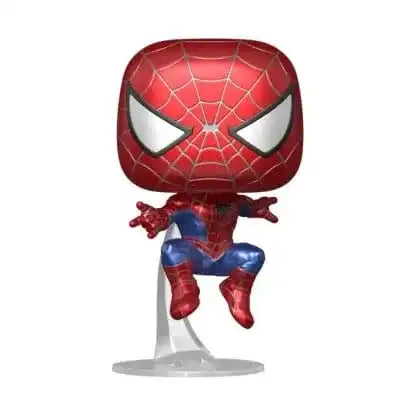 Spider-Man POP! Marvel Vinyl Figur Leaping SM2(MT) 9 cm - Smalltinytoystore