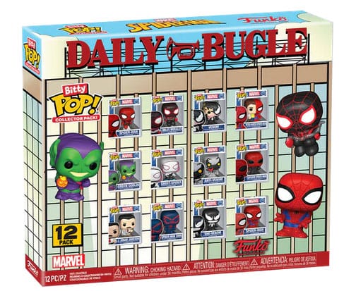 Spider-Man POP! Vinyl Figuren Multipack 2,5 cm Display (12) - Smalltinytoystore