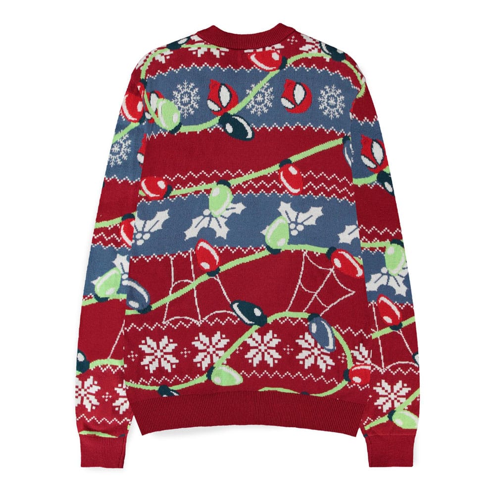 Spider-Man Pullover Swing into the Holidays (Christmas Jumper) Größe XL - Smalltinytoystore