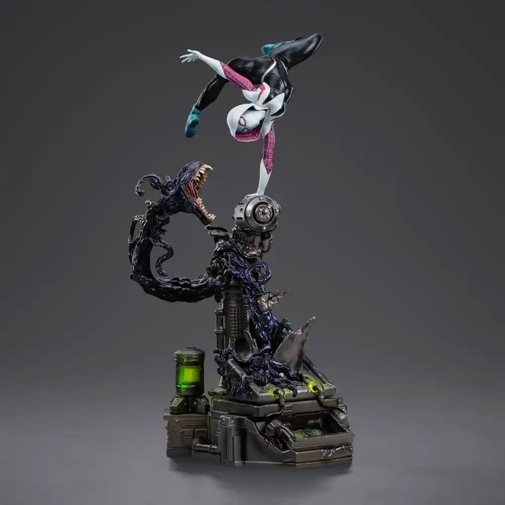 Spider-Man vs Villains Art Scale Statue 1/10 Ghost Spider Diorama 34 cm - Smalltinytoystore