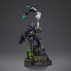 Spider-Man vs Villains Art Scale Statue 1/10 Ghost Spider Diorama 34 cm - Smalltinytoystore