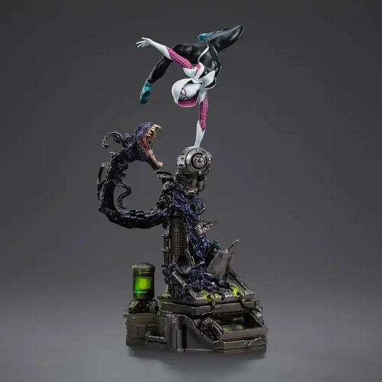 Spider-Man vs Villains Art Scale Statue 1/10 Ghost Spider Diorama 34 cm - Smalltinytoystore
