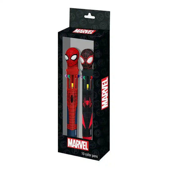 Spider-Man Zehnfarbkugelschreiber 2-er Pack