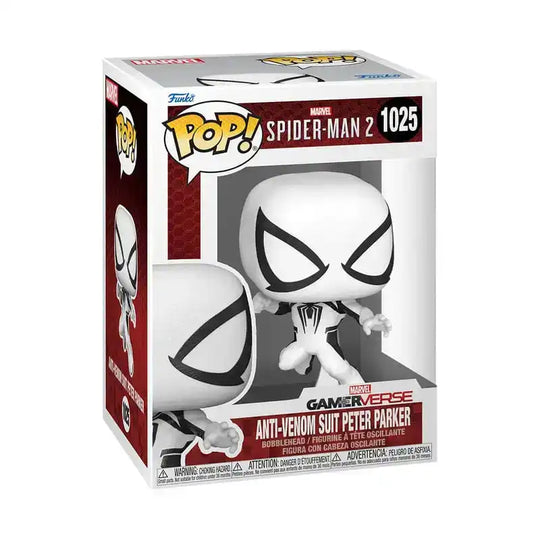 Spiderman 2 POP! Games Vinyl Figur Anti-Venom Peter 9 cm - Smalltinytoystore