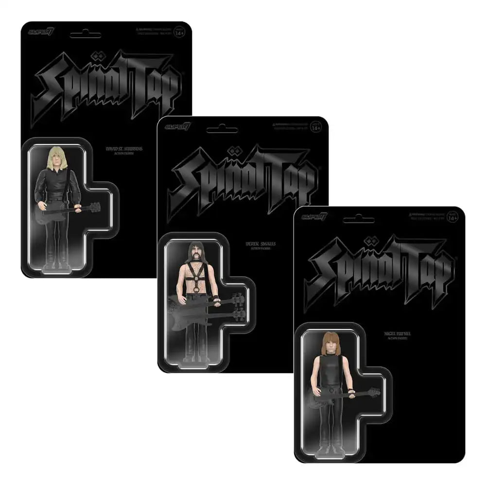 Spinal Tap ReAction Actionfigur Wave 02 David St. Hubbins (None More Black) 10 cm - Smalltinytoystore