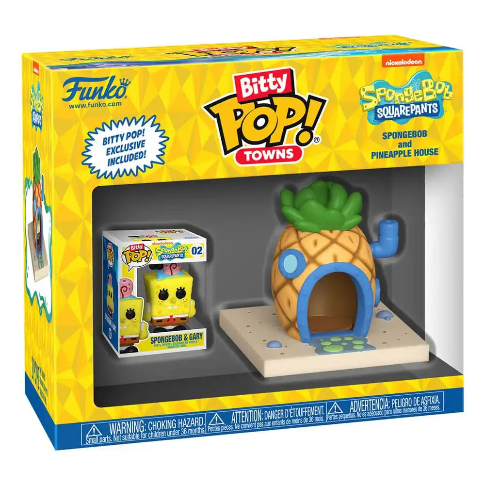 Spongebob Bitty POP! Town Vinyl Figur Spongebob at Home - Smalltinytoystore