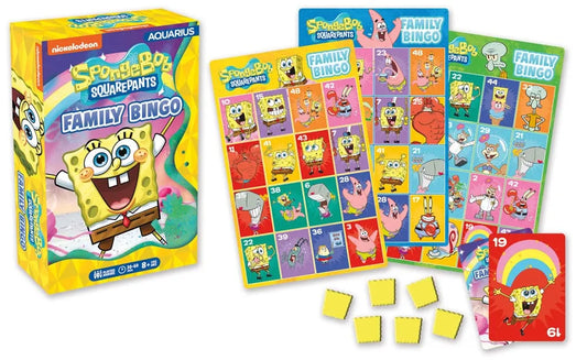 SpongeBob Brettspiel Family Bingo *Englische Version* - Smalltinytoystore