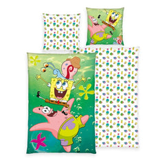 Spongebob Schwammkopf Bettwäsche 135 x 200 cm / 80 x 80 cm - Smalltinytoystore