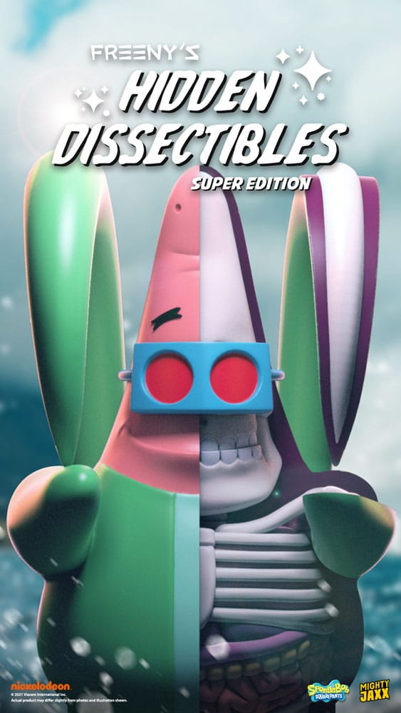 Spongebob Schwammkopf Blind Box Hidden Dissectibles Series 04 (Super ed.) Display (12) - Smalltinytoystore