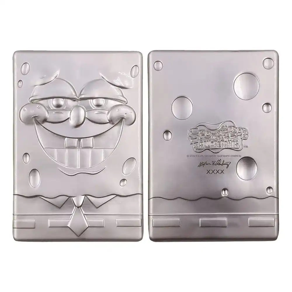 SpongeBob Schwammkopf Metallbarren 25th Anniversary Limited Edition - Smalltinytoystore