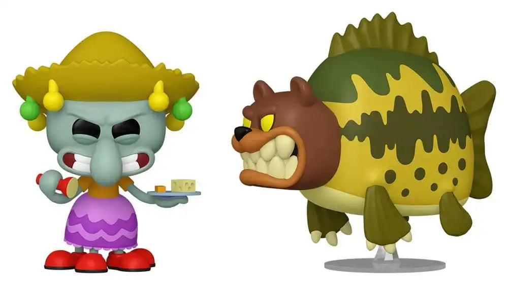 SpongeBob Schwammkopf POP! Animation Vinyl Figur Squidward & Sea Bear 9 cm