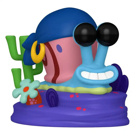 SpongeBob Schwammkopf POP! Vinyl Figur Gary (Pirate) 9 cm