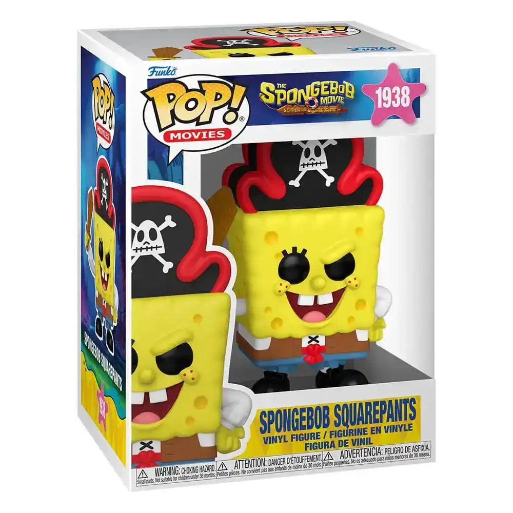 SpongeBob Schwammkopf POP! Vinyl Figur SquarePants (Pirate) 9 cm