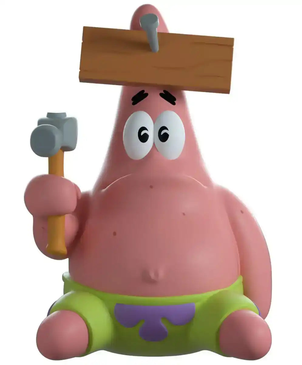 SpongeBob Schwammkopf Vinyl Figur Nail on Head Patrick 10 cm - Smalltinytoystore