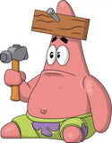 SpongeBob Schwammkopf Vinyl Figur Nail on Head Patrick 10 cm - Smalltinytoystore