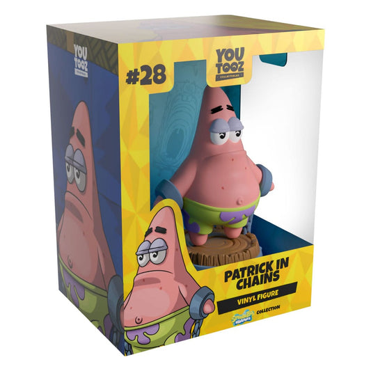 SpongeBob Schwammkopf Vinyl Figur Patrick In Chains 13 cm - Smalltinytoystore