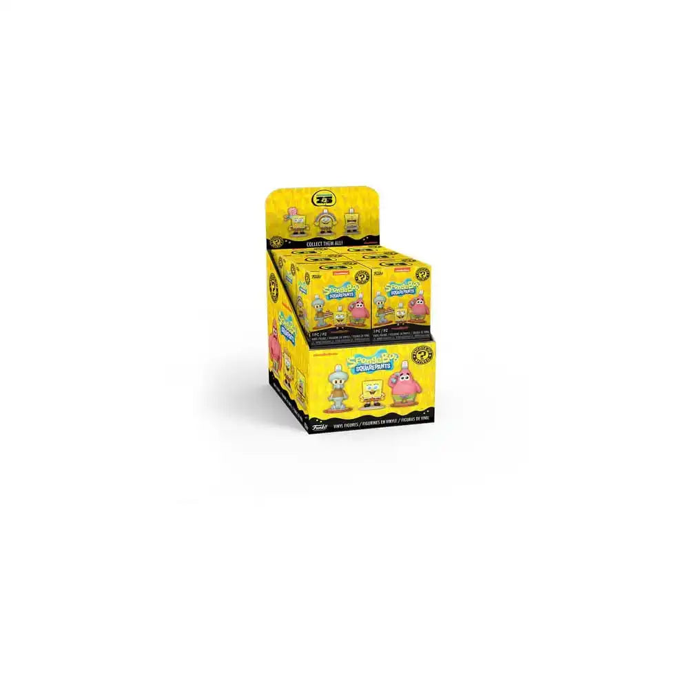 SpongeBob SquarePants Mystery Minis Minifiguren 25th Anniversary 5 cm Display (12) - Smalltinytoystore