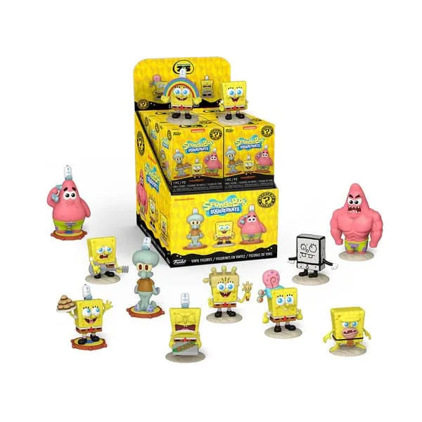 SpongeBob SquarePants Mystery Minis Minifiguren 25th Anniversary 5 cm Display (12) - Smalltinytoystore