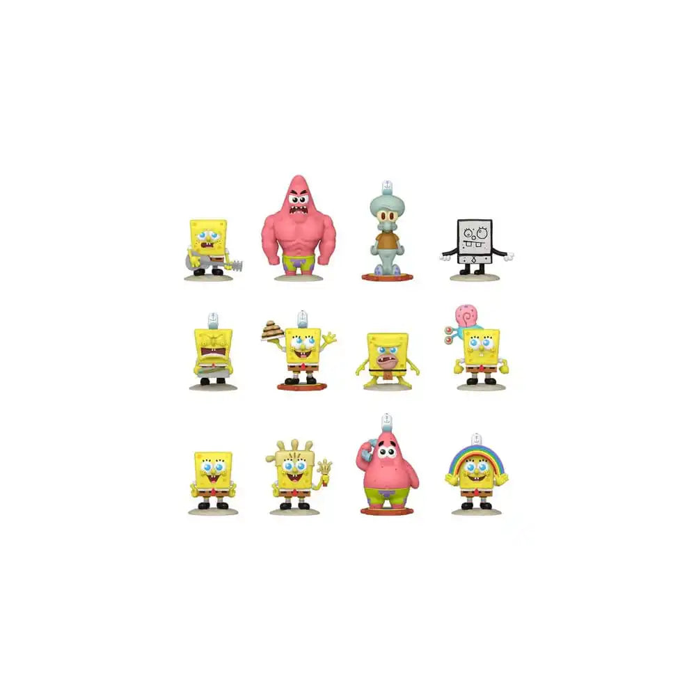 SpongeBob SquarePants Mystery Minis Minifiguren 25th Anniversary 5 cm Display (12) - Smalltinytoystore