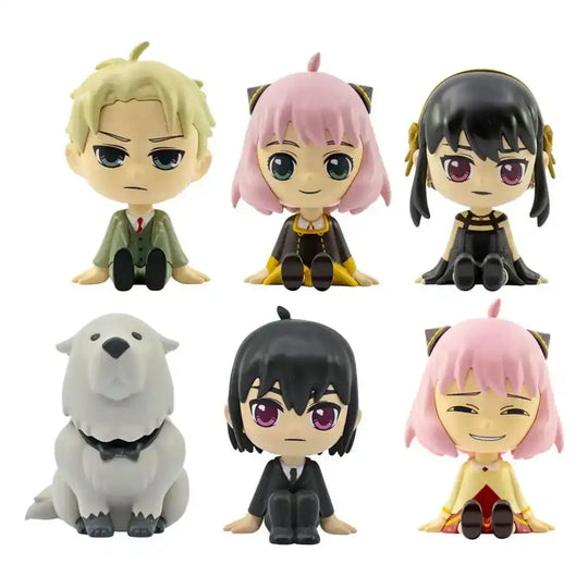 Spy x Family Bobble Hero Wackelkopf-Figuren (Window Box Ver.) 6 cm Display (12) - Smalltinytoystore