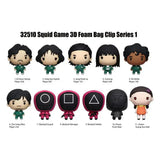 Squid Game 3D PVC-Taschenanhänger Series 1 Display (24) - Smalltinytoystore