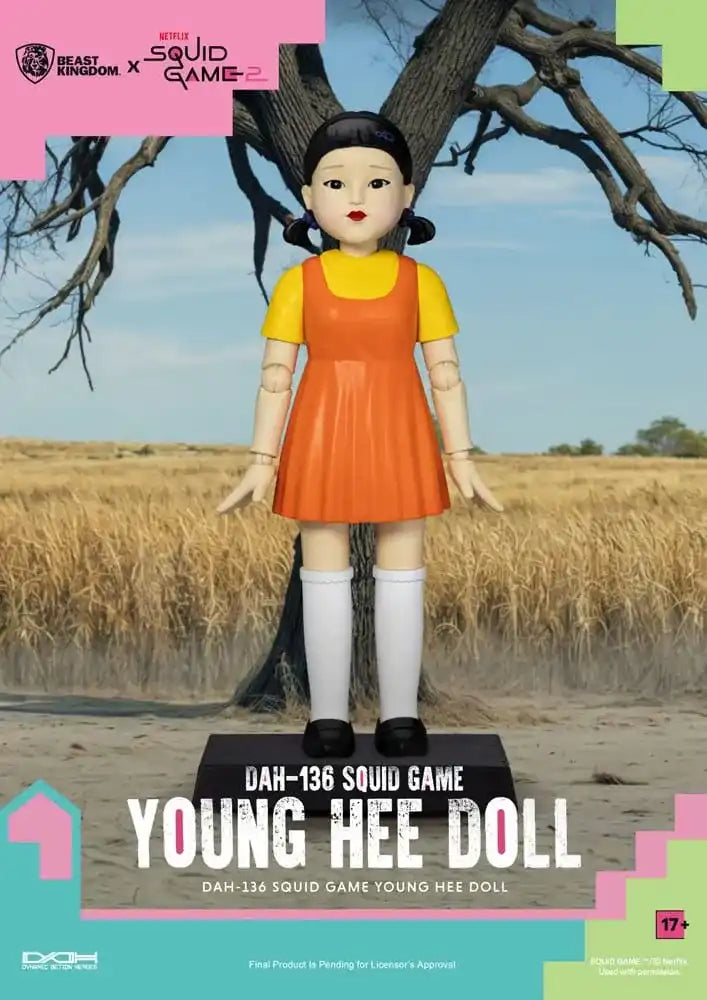 Squid Game Actionfigur mit Sound Young Hee Doll 30 cm - Smalltinytoystore