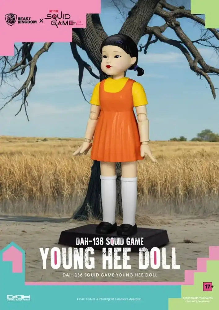 Squid Game Actionfigur mit Sound Young Hee Doll 30 cm - Smalltinytoystore